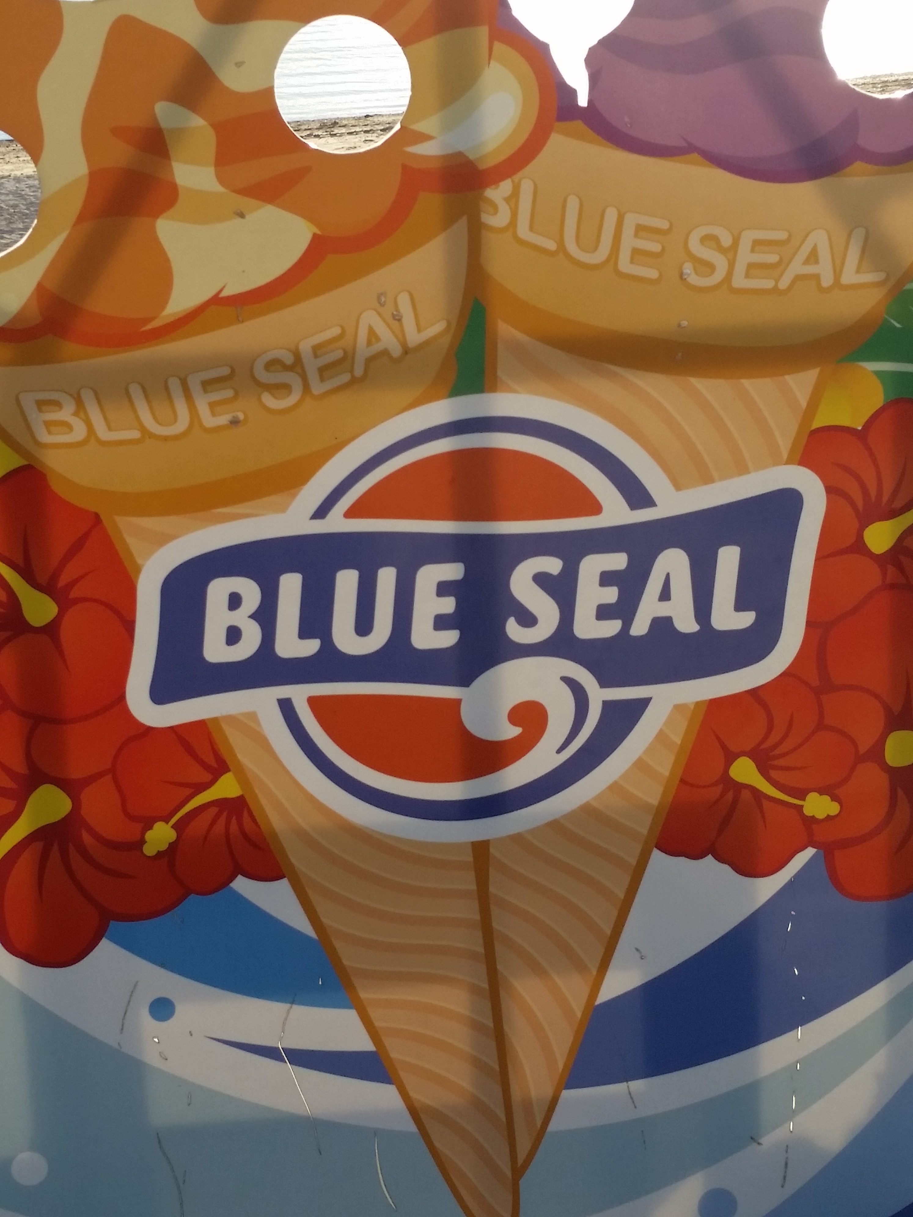顔出しパネル：BLUE SEALアイスになっちゃえ！
